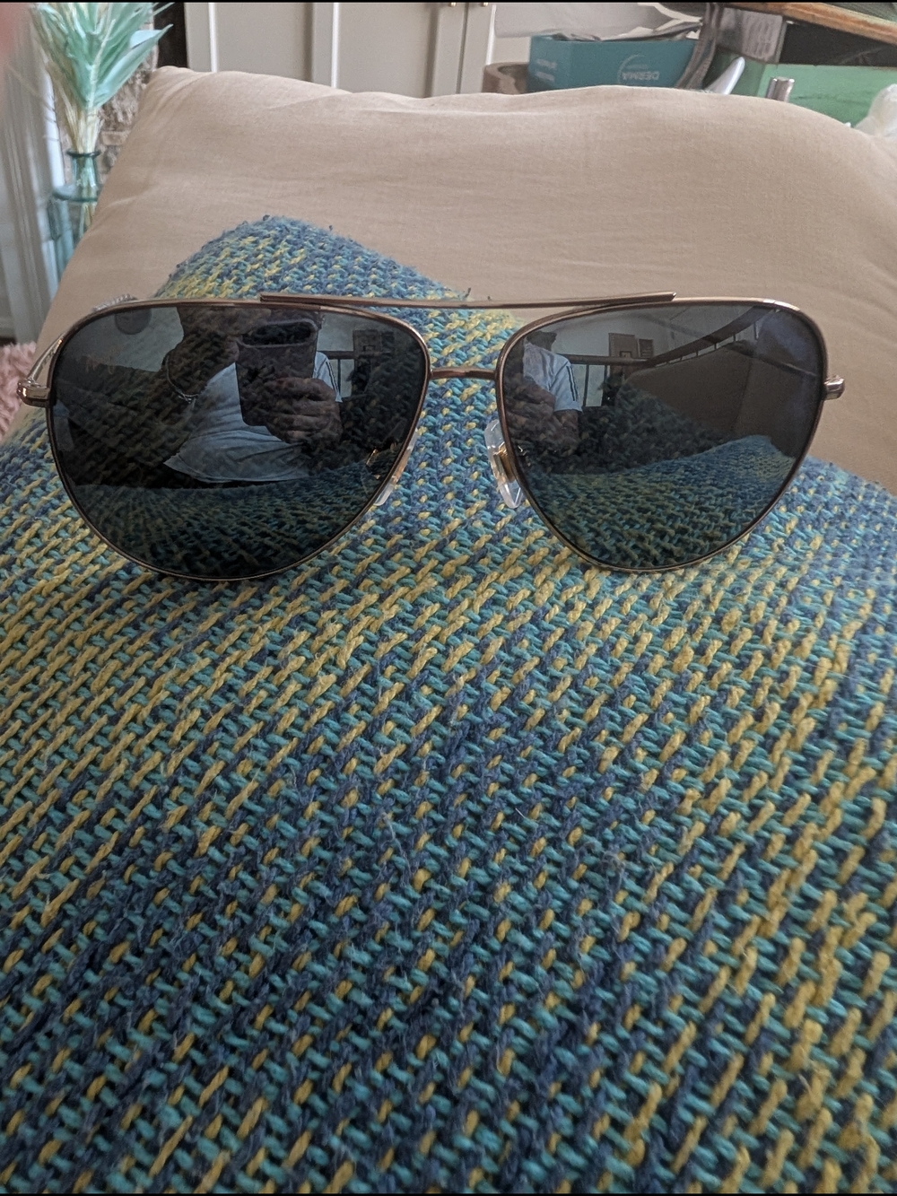 Maui Jim Classic Aviator Sunglasses — Gold Frame, Prescription Lenses